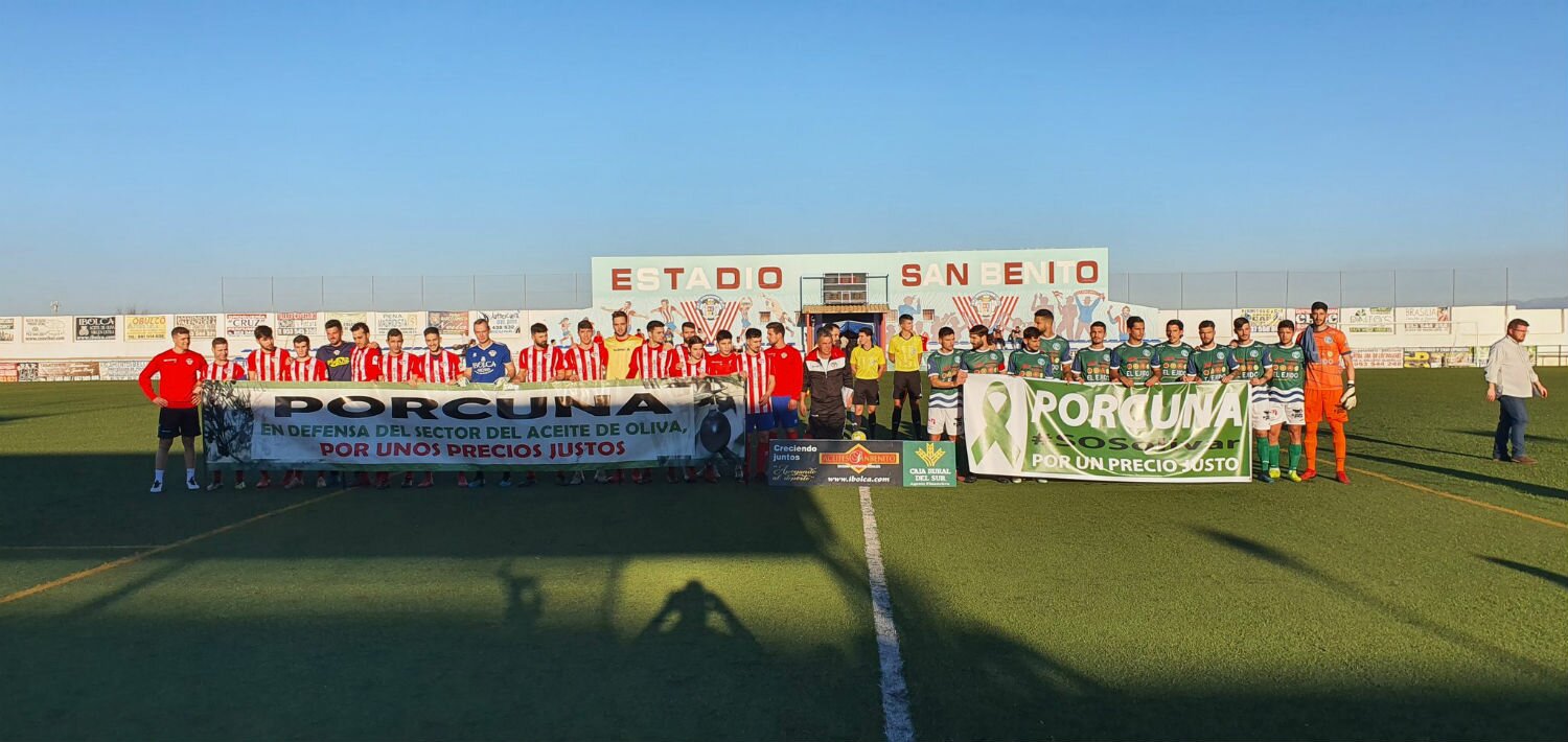 El CD El Ejido supera en todo al Atlético Porcuna goleando y afirmando el segundo puesto