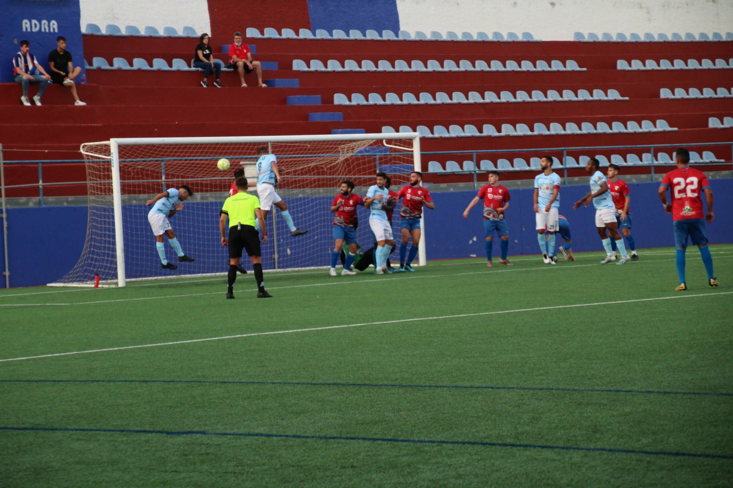 El CD El Ejido vence 0-6 al CF Adra