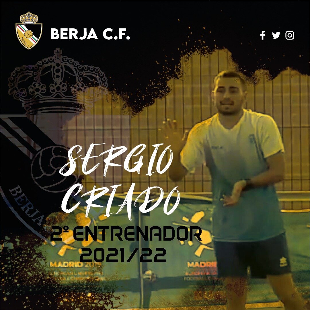 Sergio Criado, nuevo segundo entrenador del Berja CF